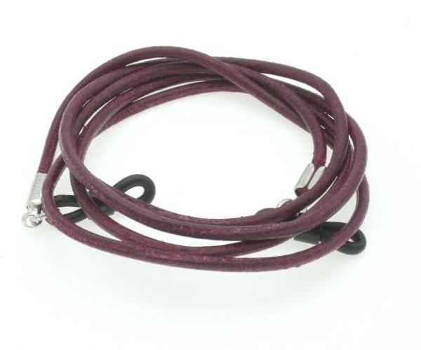 Brillenband Leder