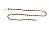 Brillenkette mit eingeflochtenem Wildlederimitat