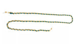 Brillenkette mit eingeflochtenem Wildlederimitat