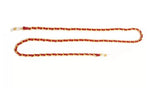 Brillenkette mit eingeflochtenem Wildlederimitat
